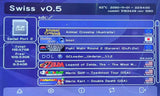 Swiss GameCube loader showing preloaded game library